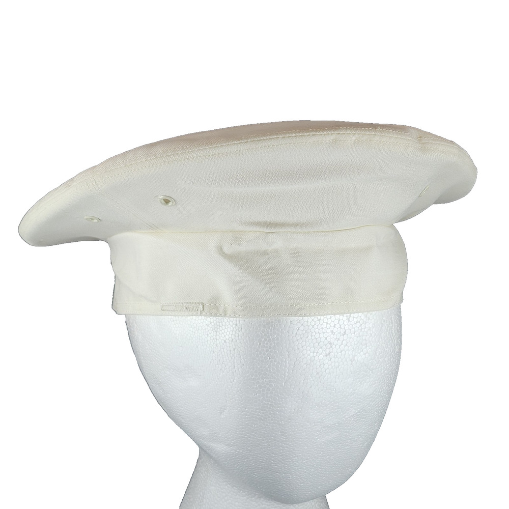 Art Caps White Military Sailor Uniform Hat Cover 6-7/8 White